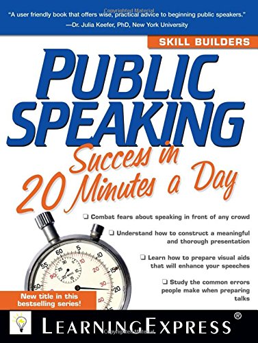 Beispielbild fr Public Speaking Success in 20 Minutes a Day zum Verkauf von Better World Books