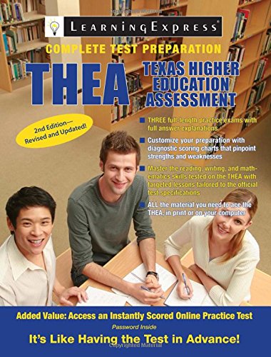 Beispielbild fr THEA : Texas Higher Education Assessment zum Verkauf von Better World Books