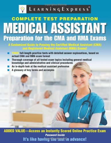 Beispielbild fr Medical Assistant Exam: Preparation for the CMA and RMA Exams zum Verkauf von Your Online Bookstore