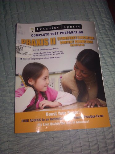 Stock image for Praxis II : Elementary Education Content Knowledge for sale by Better World Books