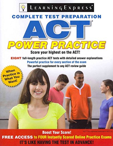 Beispielbild fr ACT: Power Practice zum Verkauf von Better World Books