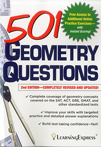 Beispielbild fr 501 Geometry Questions (501 Series) zum Verkauf von Wonder Book