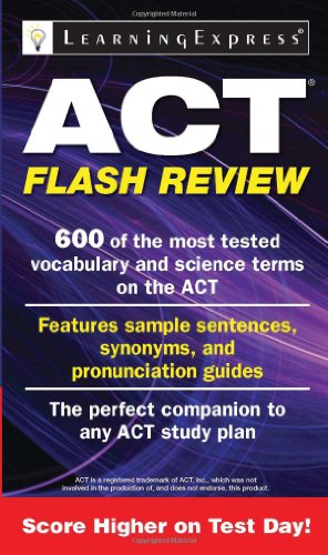 Beispielbild fr ACT Flash Review zum Verkauf von Better World Books