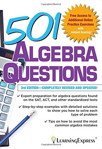 Stock image for 501 Algebra Questions (501 Series) for sale by Jenson Books Inc