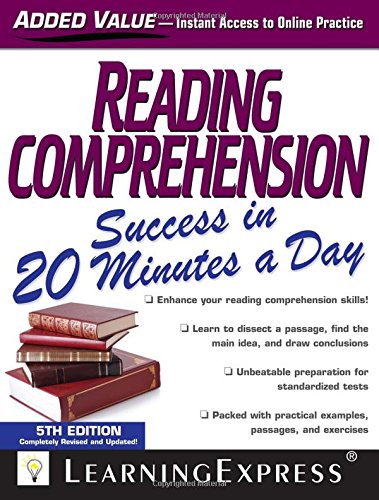 Beispielbild fr Reading Comprehension Success in 20 Minutes a Day zum Verkauf von BooksRun