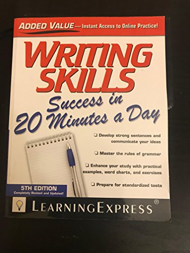 Stock image for Writing Skills Success in 20 Minutes a Day for sale by SecondSale