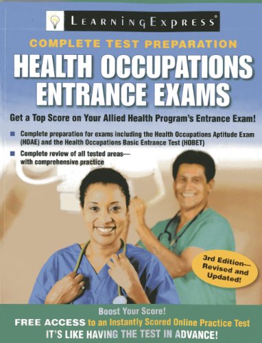 9781576859223: Health Occupations Entrance Exams