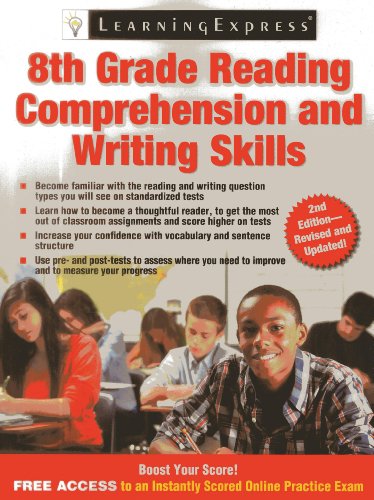 Beispielbild fr 8th Grade Reading Comprehension and Writing Skills zum Verkauf von Better World Books