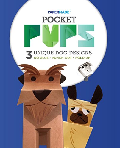 Imagen de archivo de PaperMade Pocket Pups: 3 Unique Dog Designs a la venta por Revaluation Books