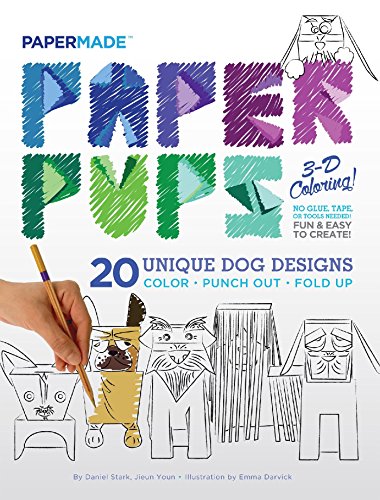Stock image for Paper Pups 3-D Coloring! for sale by PlumCircle