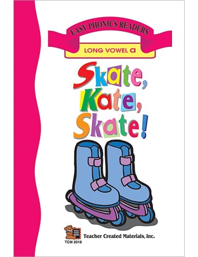 Beispielbild fr Skate, Kate, Skate! (Long Vowel A) (Easy Phonics Reader) zum Verkauf von Wonder Book