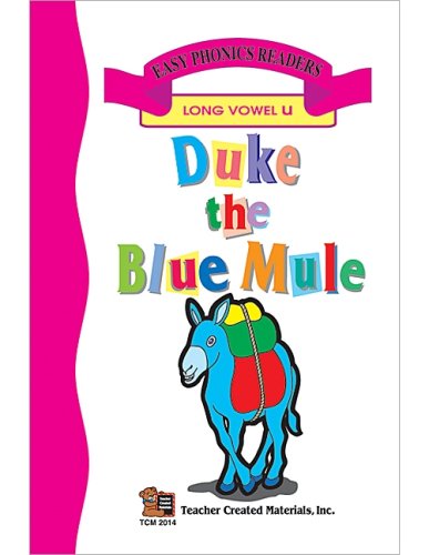 Imagen de archivo de Duke the Blue Mule (Long U) Easy Reader a la venta por Wonder Book