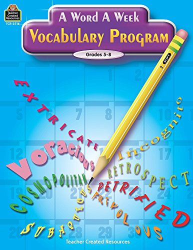 Stock image for A Word A Week Vocabulary Program for sale by SecondSale