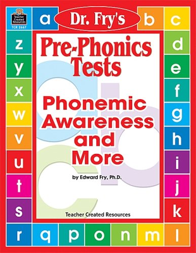 Imagen de archivo de Pre-Phonics Tests by Dr. Fry a la venta por SecondSale