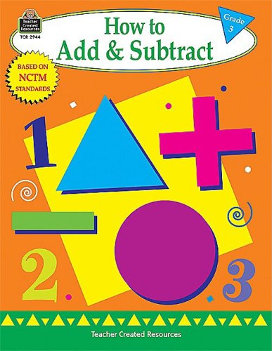 Imagen de archivo de How to Add and Subtract, Grade 3 a la venta por Wonder Book