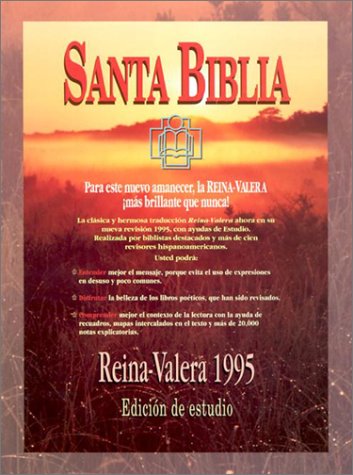 9781576977750: Santa Biblia Edicion de Estudio-RV 1995