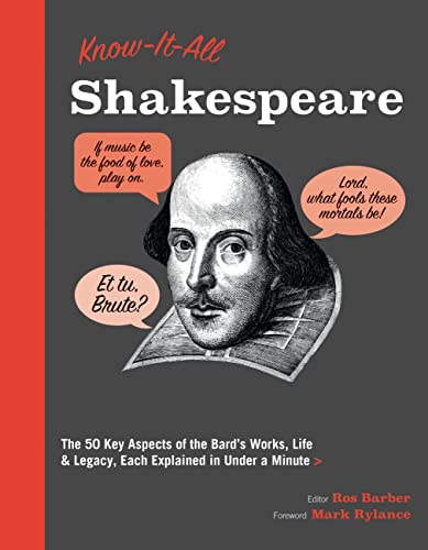 Beispielbild fr Know It All Shakespeare: 50 Key Aspects of the Bard's Works, Life & Legacy, Each Explained in Under a Minute (4) zum Verkauf von WorldofBooks