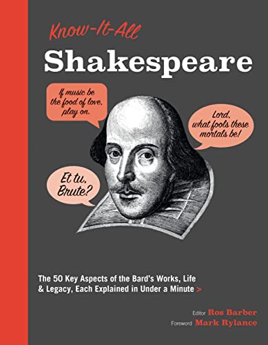 Stock image for Know It All Shakespeare: 50 Key Aspects of the Bard's Works, Life & Legacy, Each Explained in Under a Minute (Know It All, 4) for sale by Your Online Bookstore