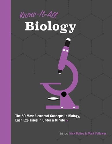 Beispielbild fr Know It All Biology: The 50 Most Elemental Concepts in Biology, Each Explained in Under a Minute zum Verkauf von PlumCircle