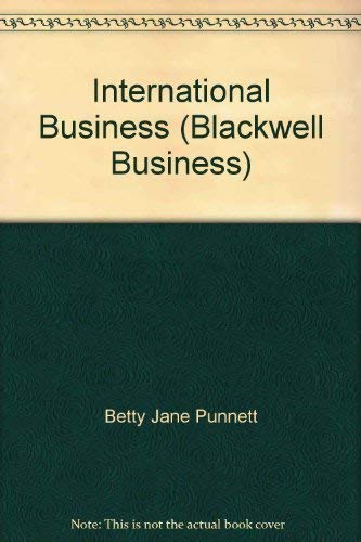 9781577180210: International Business (Blackwell Business)