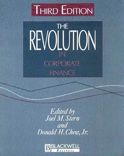 Stock image for The Revolution in Corporate Finance for sale by Anybook.com