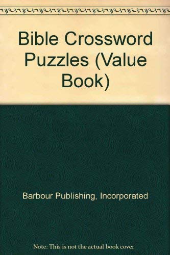 Stock image for Bible Crossword Puzzles (Value Book) for sale by Wonder Book