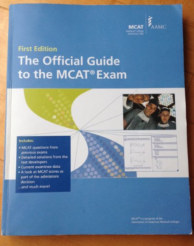 Beispielbild fr The Official Guide to the MCAT Exam : 2009 Edition zum Verkauf von Better World Books