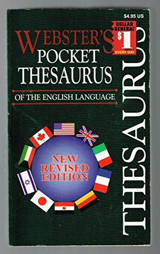 Beispielbild fr Websters Pocket Thesaurus zum Verkauf von SecondSale