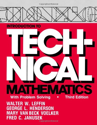 Stock image for Introduction to Technical Mathematics : With Problem Solving for sale by A Team Books