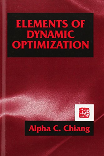 9781577660965: Elements of Dynamic Optimization