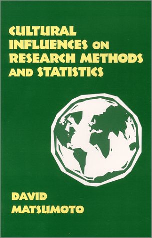 Beispielbild fr Cultural Influences on Research Methods and Statistics zum Verkauf von Better World Books