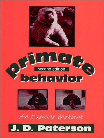Imagen de archivo de Primate Behavior : An Exercise Workbook a la venta por Better World Books: West