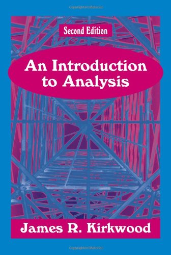 9781577662327: An Introduction to Analysis