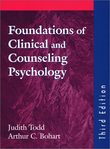 9781577662921: Foundations Of Clinical And Counseling Psychology