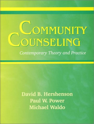 9781577662983: Community Counseling: Contemporary Theory and Practice