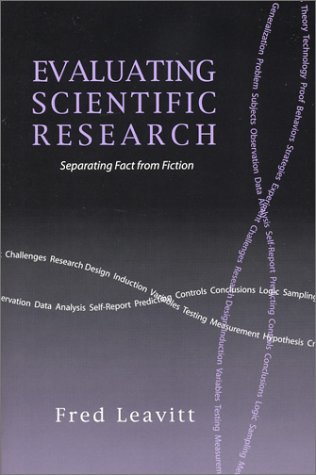 Beispielbild fr Evaluating Scientific Research : Separating Fact from Fiction zum Verkauf von Better World Books: West