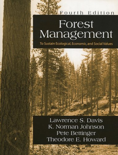 Stock image for Forest Management: To Sustain Ecological, Economic, and Social Values for sale by HPB-Red