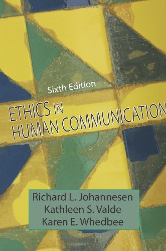 Beispielbild fr Ethics in Human Communication zum Verkauf von HPB-Red