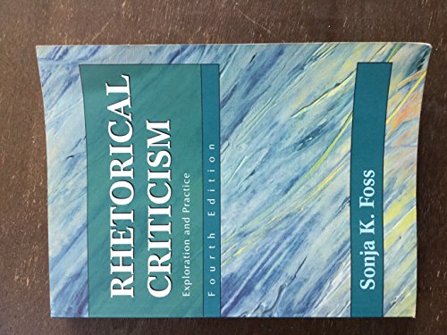 Imagen de archivo de Rhetorical Criticism: Exploration and Practice a la venta por Books of the Smoky Mountains