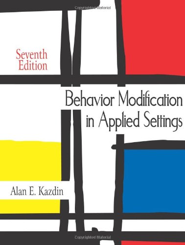 Beispielbild fr Behavior Modification in Applied Settings zum Verkauf von BooksRun
