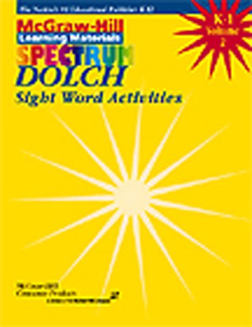 Imagen de archivo de Dolch Sight Word Activities, Grade K-1, Vol. 2 a la venta por Front Cover Books