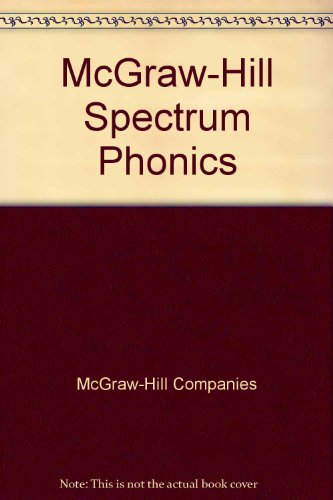 Imagen de archivo de McGraw-Hill Spectrum Phonics a la venta por Wonder Book