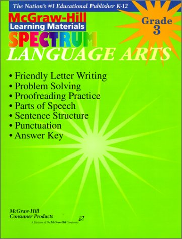 Imagen de archivo de Language Arts: Grade 3 (Spectrum) a la venta por Ergodebooks