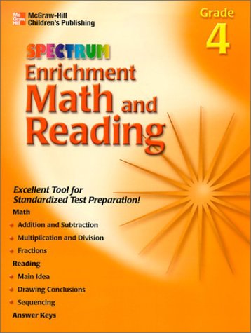 9781577685043: Enrichment Math and Reading Grade 4 (McGraw-Hill Learning Materials Spectrum)