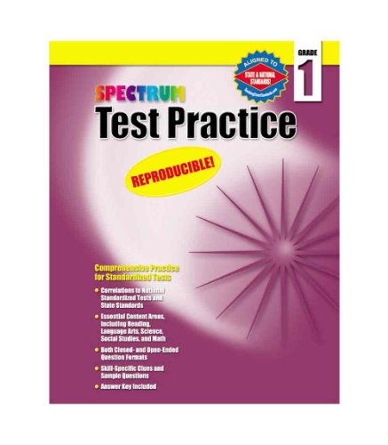 9781577687214: Test Practice, Grade 1 (Spectrum)