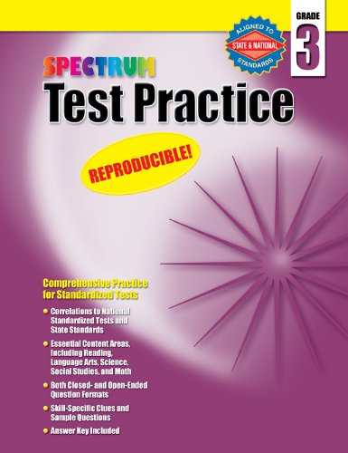 Beispielbild fr Test Practice, Grade 3 zum Verkauf von Better World Books
