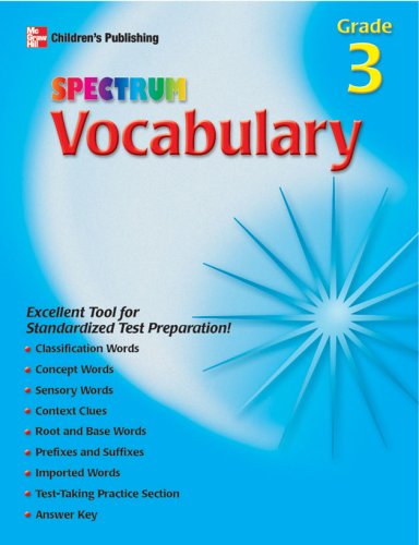 Spectrum Vocabulary, Grade 3 (9781577689034) by School Specialty Publishing; Douglas, Vincent