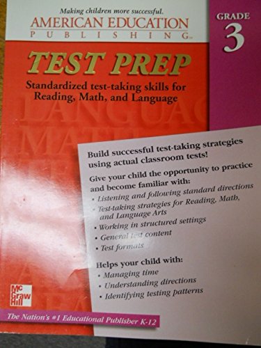 Imagen de archivo de Test Prep Grade 3 a la venta por Hawking Books
