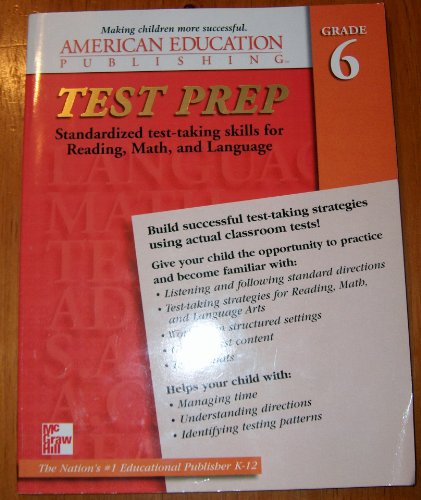 Beispielbild fr American Education Publishing Test Prep- Grade 6 zum Verkauf von ThriftBooks-Atlanta