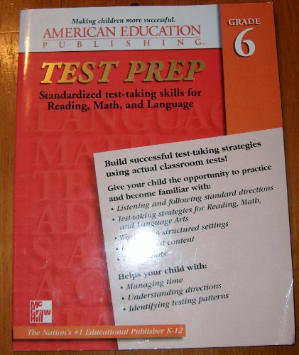 Imagen de archivo de American Education Publishing Test Prep- Grade 6 a la venta por ThriftBooks-Atlanta